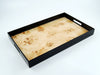 Lacquered wood tray