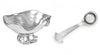 Pedestal bowl and ladle
