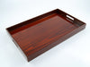 Lacquered wood tray