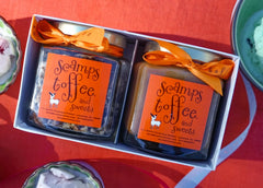 Toffee sauce and toffee bits gift set