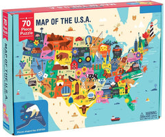 Map of the USA puzzle